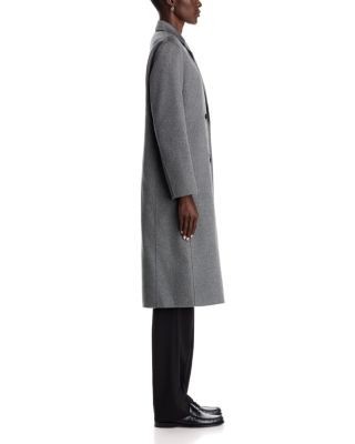 Theory Suffolk Double Breasted Coat in Cashmere