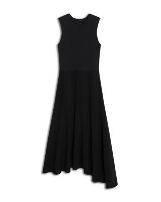 Theory V Neck Midi Dress