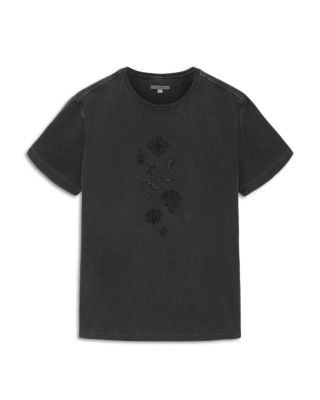 John Varvatos Beaded Snake Graphic T-Shirt