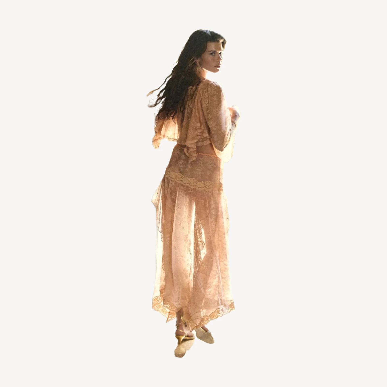 NOELLIE SKIRT -- TOASTED ALMOND