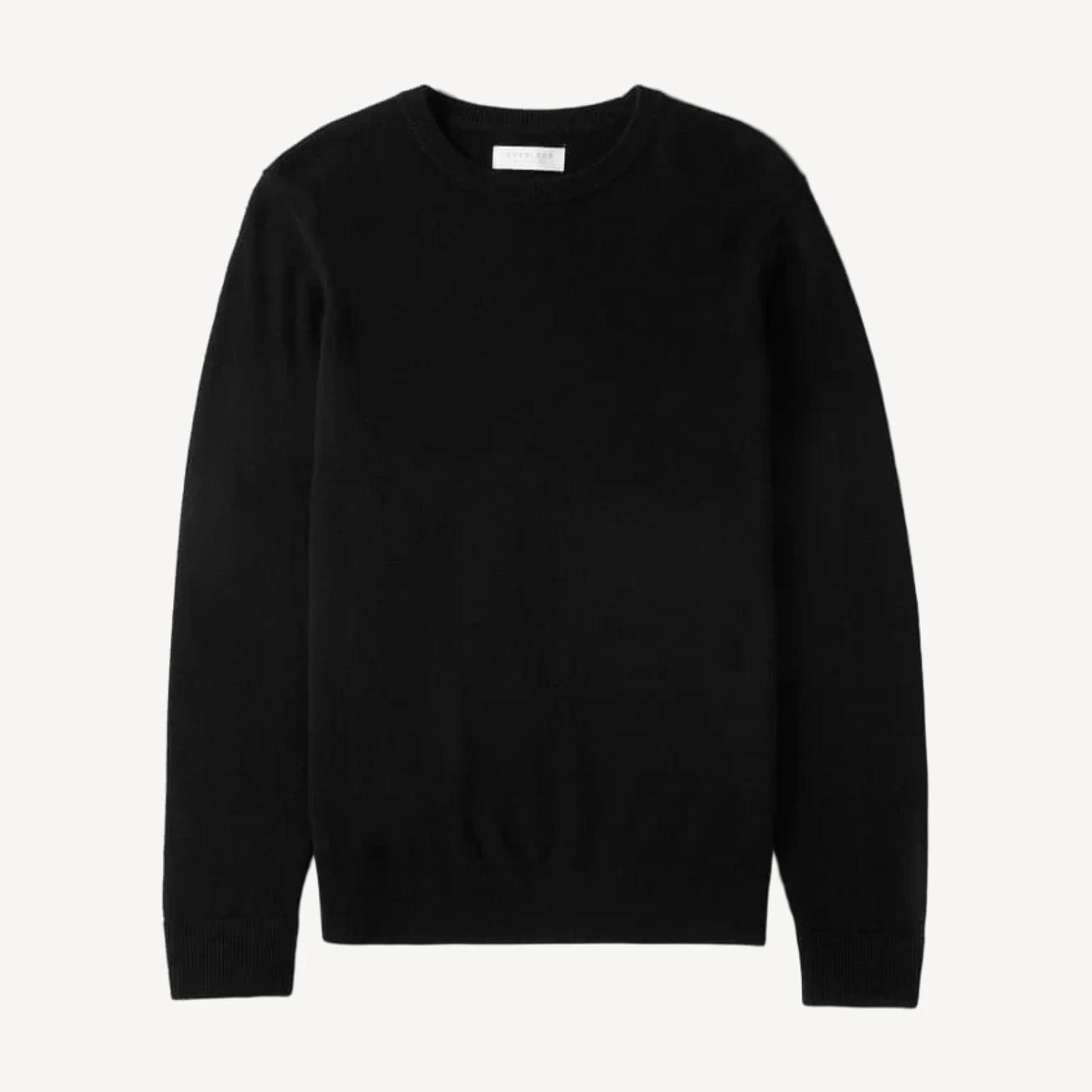 The Grade-A Cashmere Crew | Black