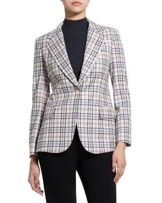 Theory Lynnia Wool Tailored Blazer
