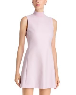 Theory Sleeveless Mock Neck Wool Dress