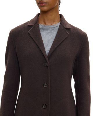 Theory Collared Elongated Blazer Coat