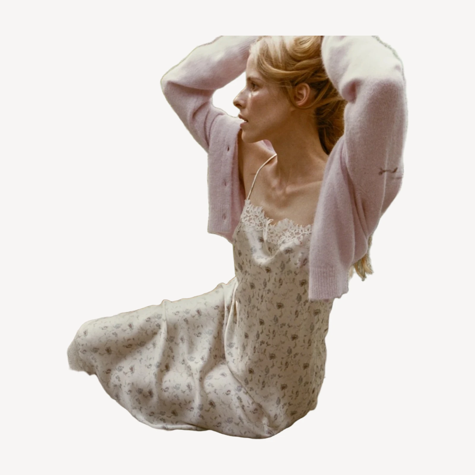 BETHILDE DRESS -- CAMELLIA BLOOM