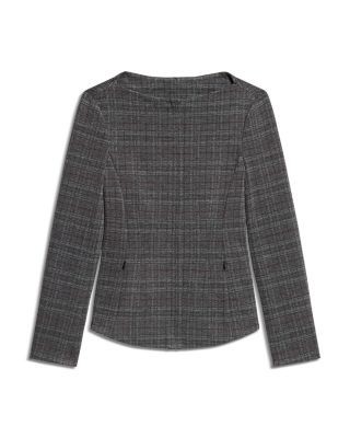 Theory Boat Neck Zip Jacket