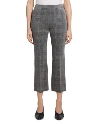 Theory Kick Flare Cropped Pants