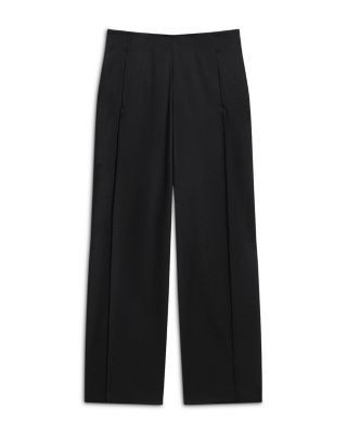 Theory Wool Blend Pintuck Pants