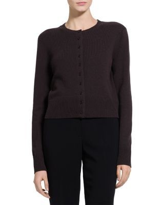 Theory Cashmere Crewneck Cardigan