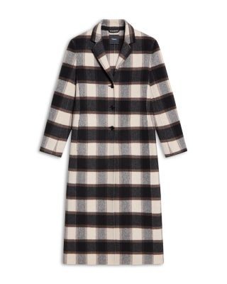 Theory Long Wool Blend Coat