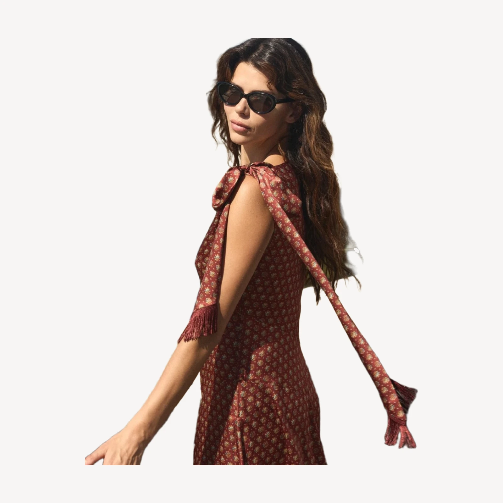 NOVA DRESS -- SAN SEBASTIAN FOULARD