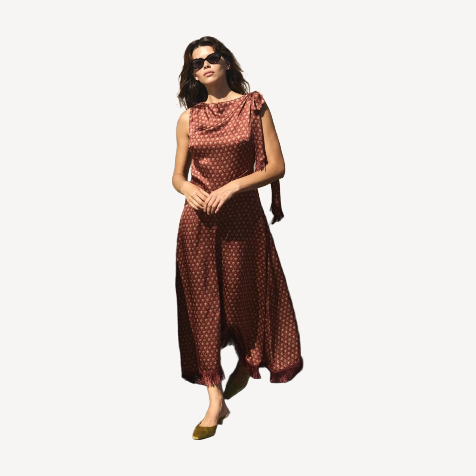 NOVA DRESS -- SAN SEBASTIAN FOULARD