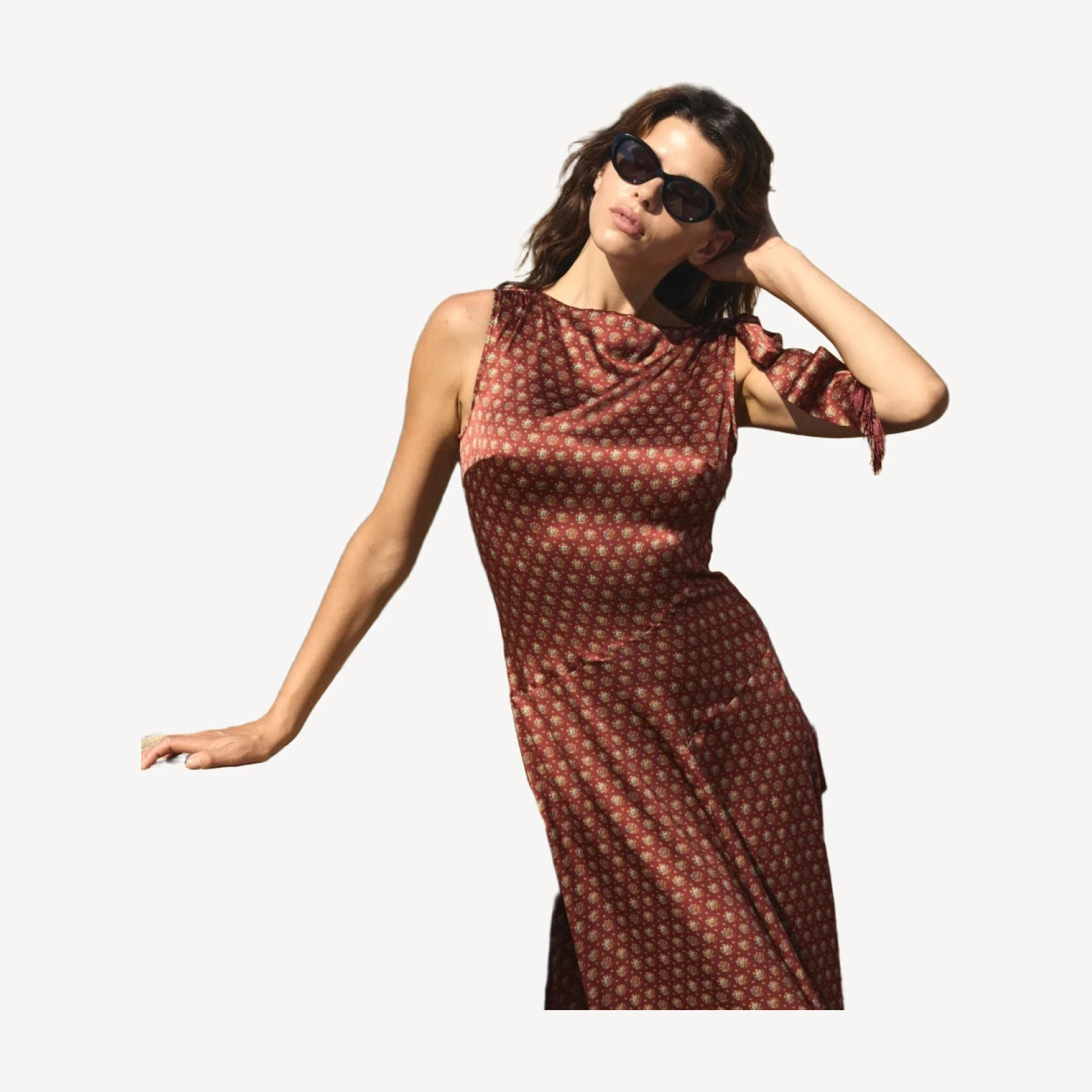 NOVA DRESS -- SAN SEBASTIAN FOULARD