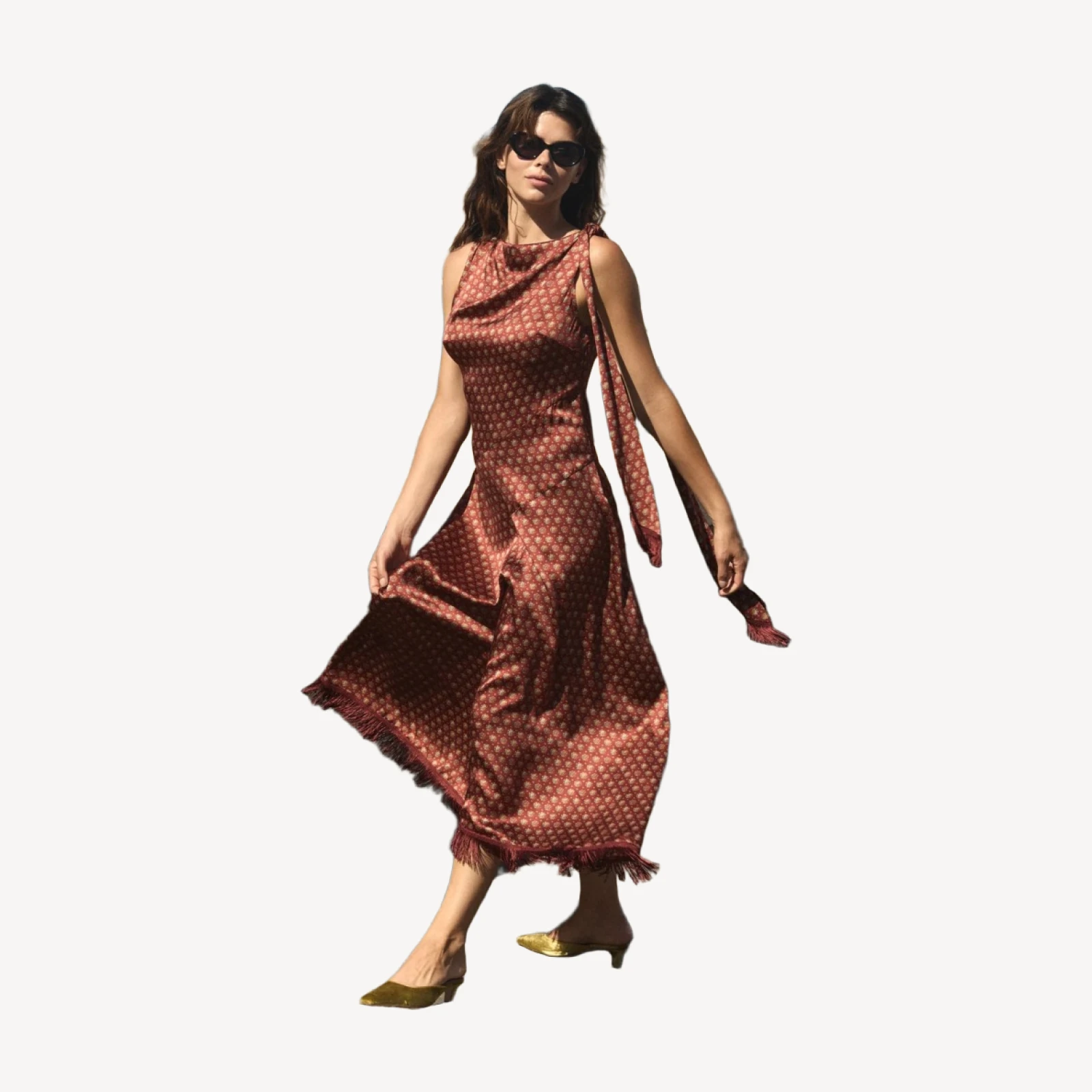 NOVA DRESS -- SAN SEBASTIAN FOULARD