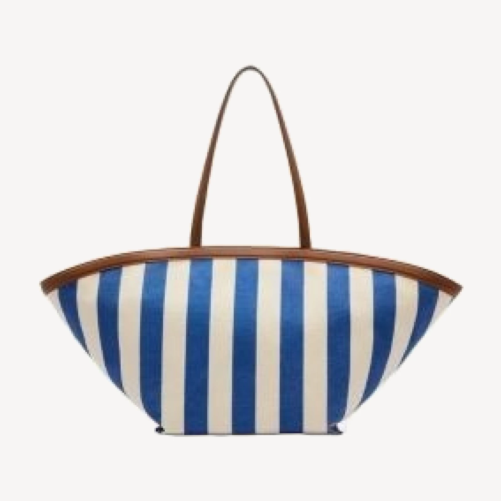 Reformation Lucia Large Striped Canvas Tote
