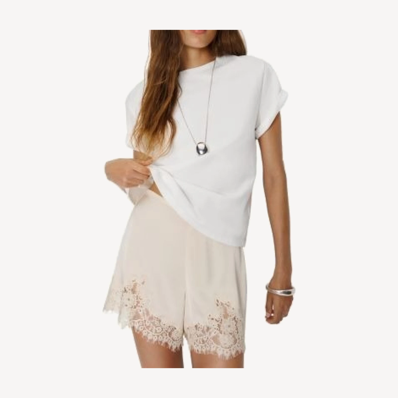 Reformation Fern Satin Shorts