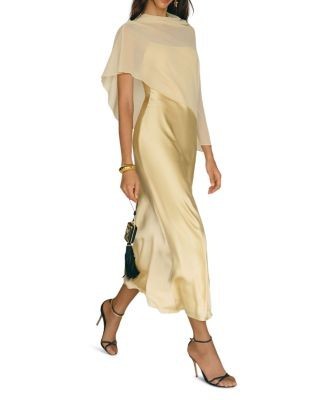 Reformation Lilibeth Silk Dress