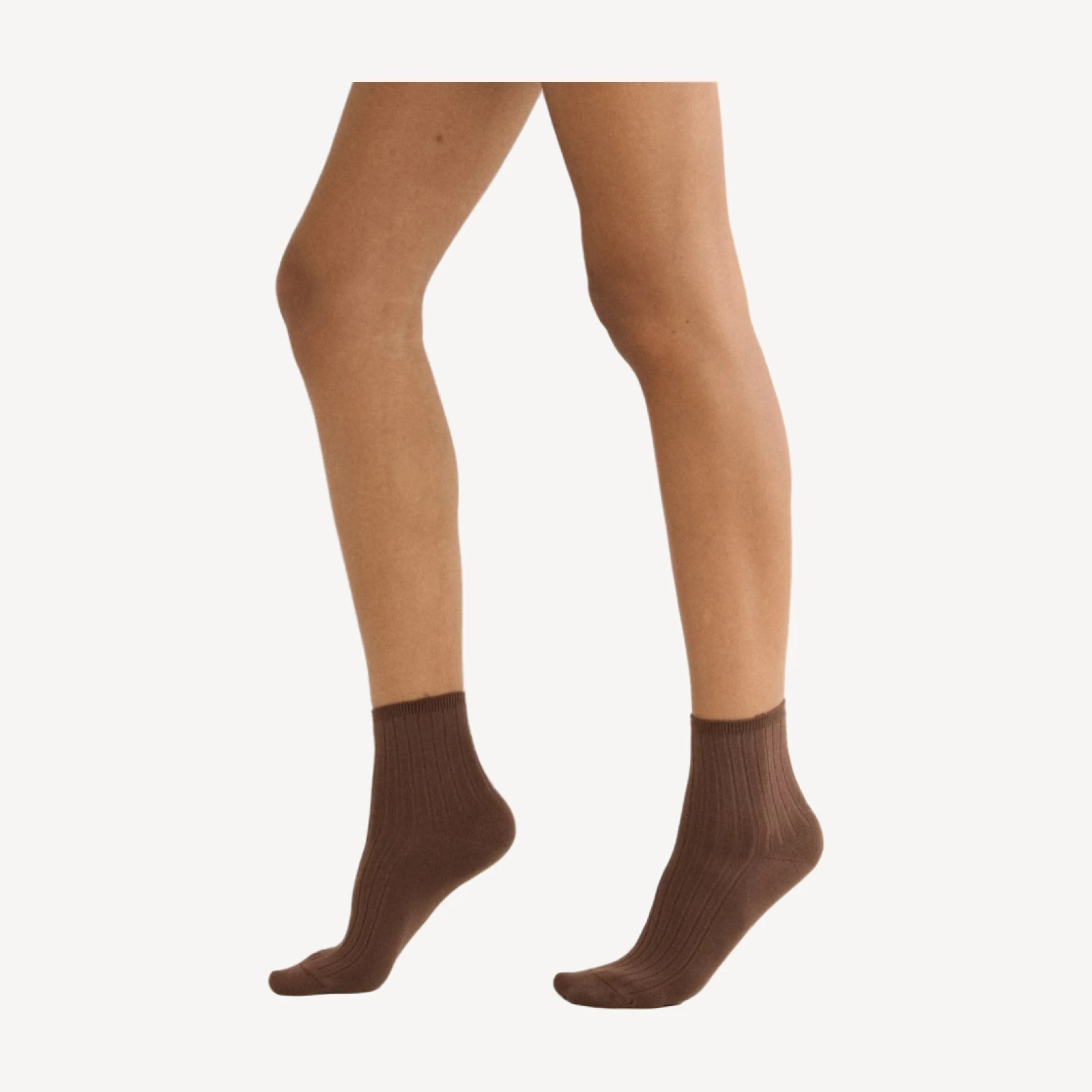 COLLÉGIEN LA MINI ANKLE SOCK -- CHOCOLAT AU LAIT