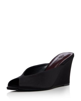 Aqua Women's Astra Wedge Pumps - Exclusive