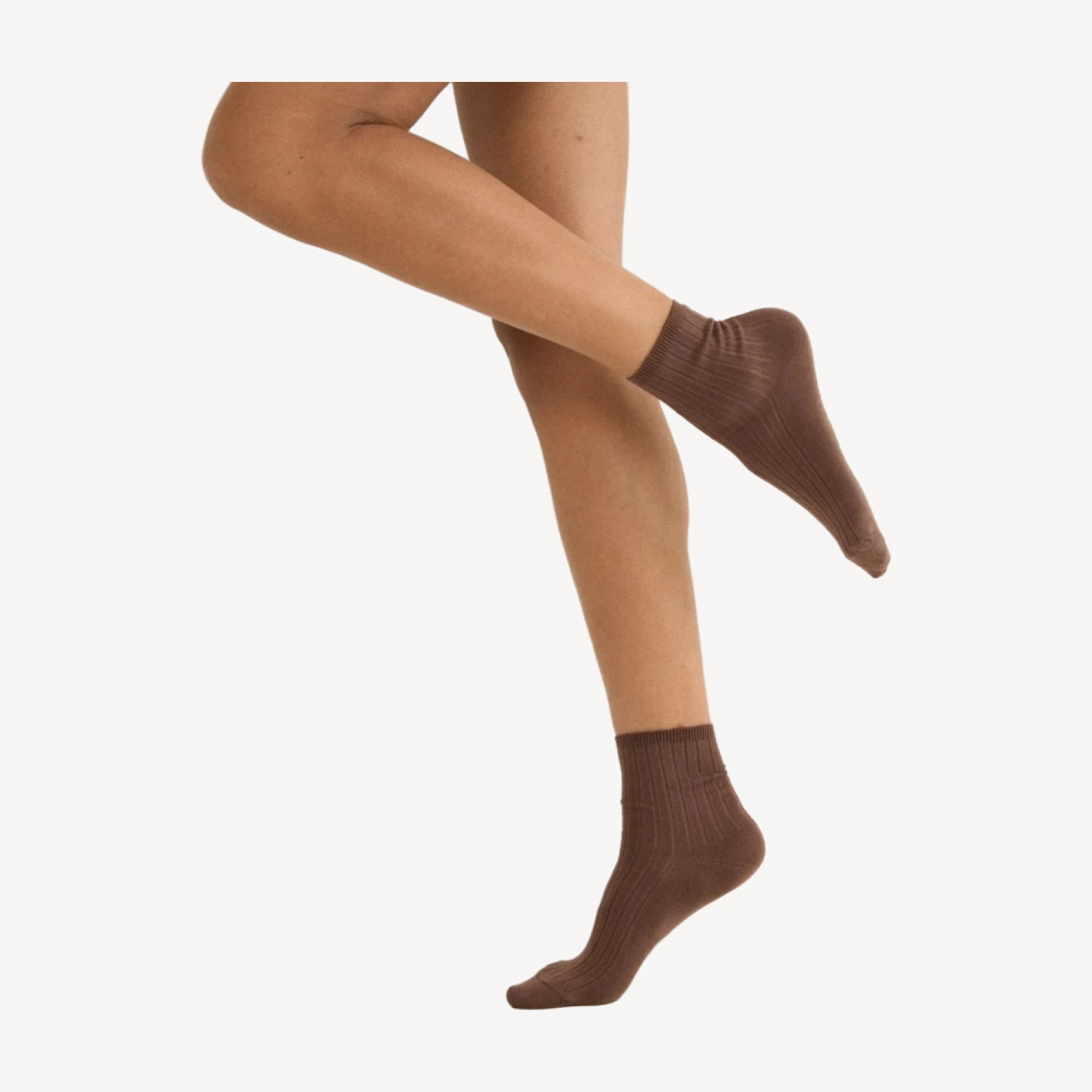COLLÉGIEN LA MINI ANKLE SOCK -- CHOCOLAT AU LAIT