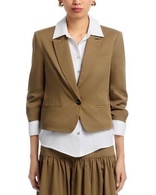 Cinq a Sept Peri Ruched Sleeve Jacket
