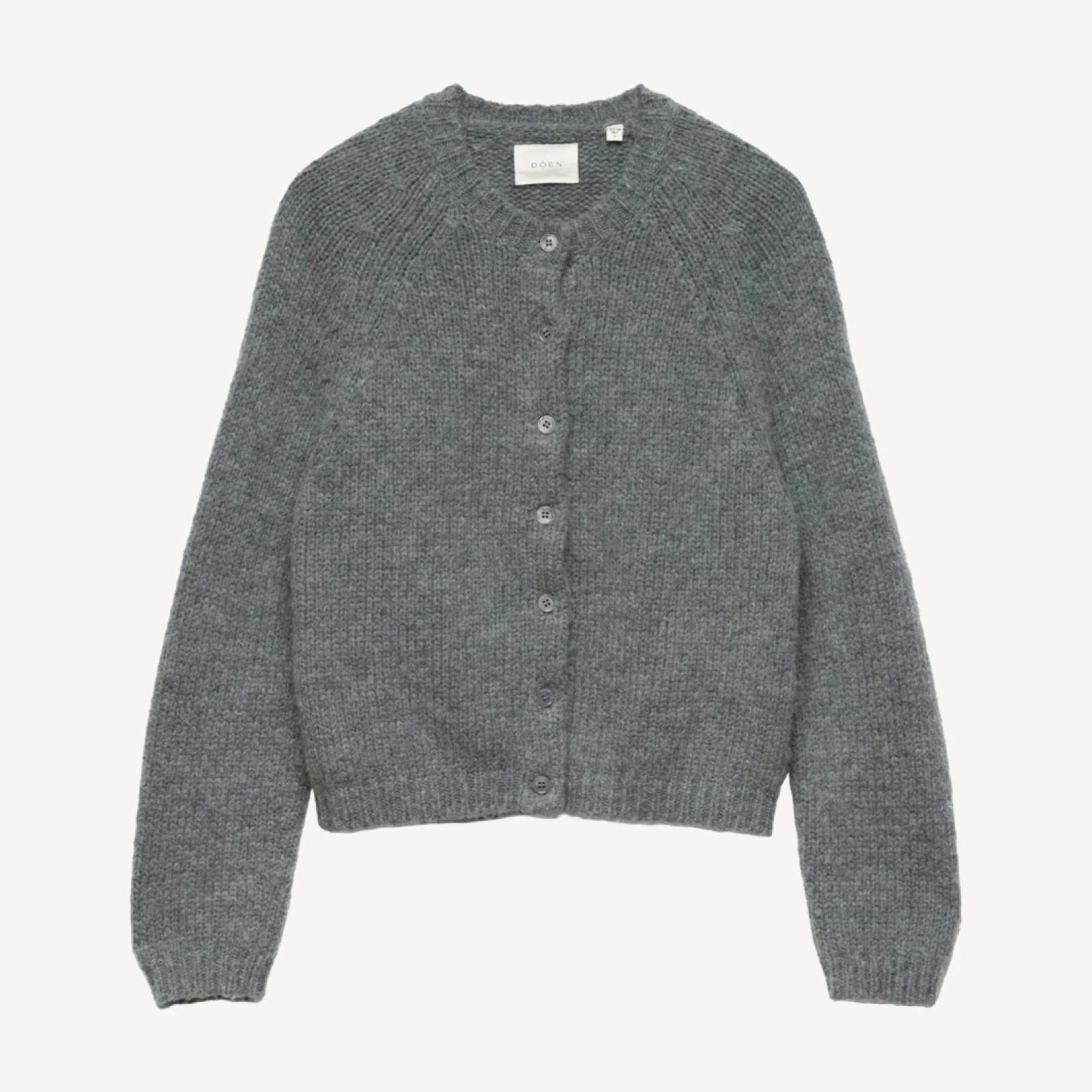 DARCY CARDIGAN -- CHARCOAL MELANGE