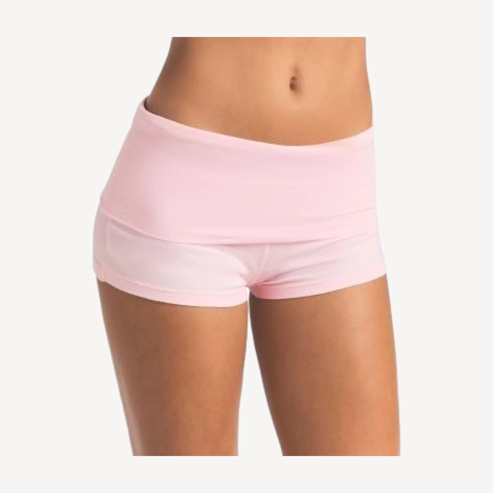 Skims Cotton Jersey Foldover Shorts