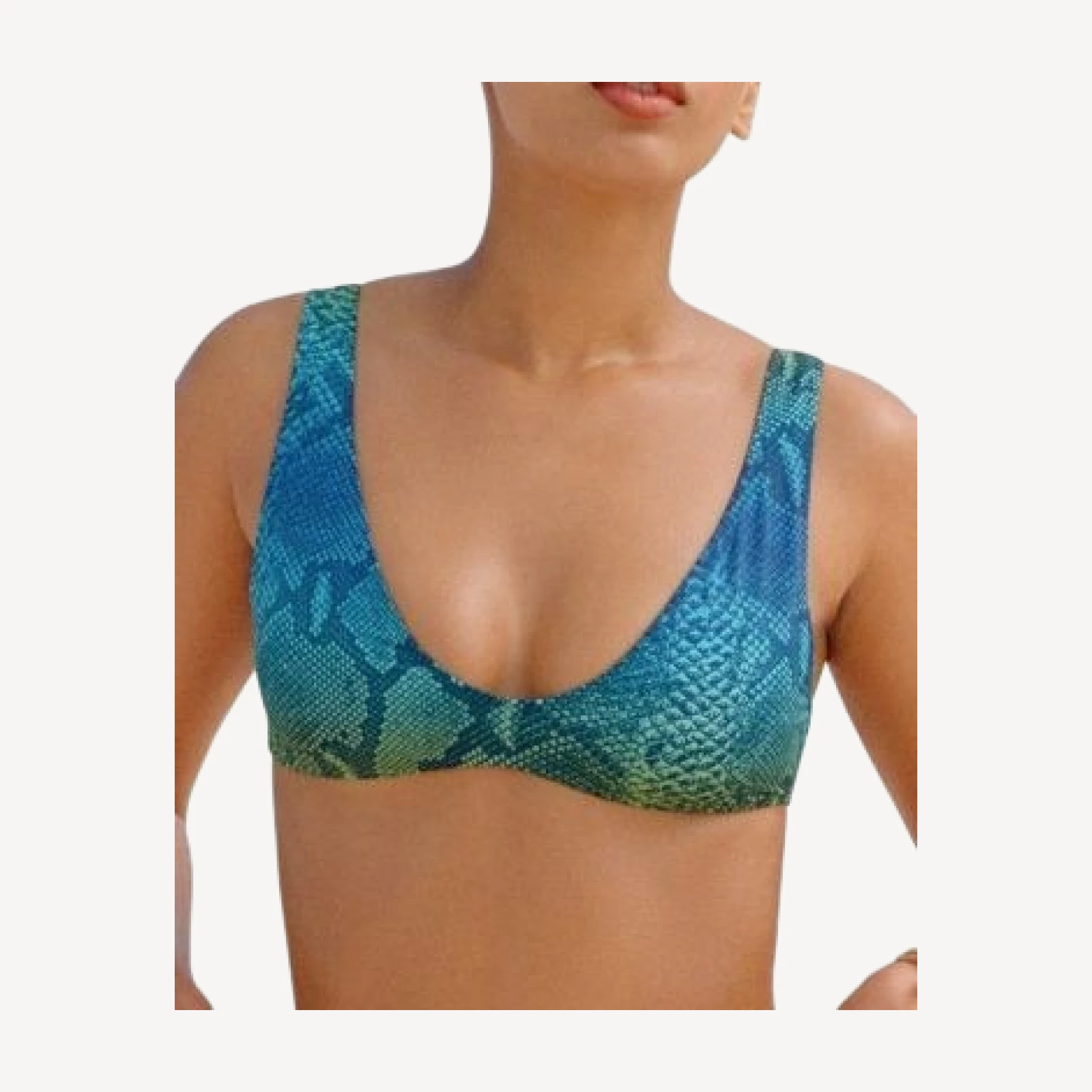 Skims Plunge Bikini Top