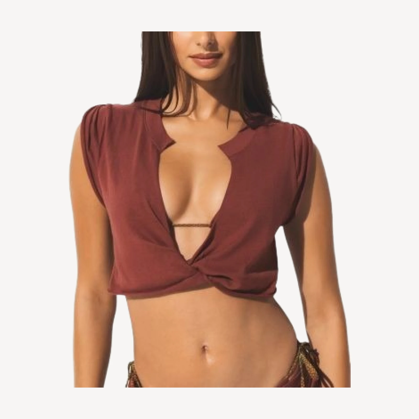 Skims Plunge Twist Top