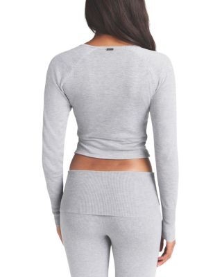 Skims Essential Knit Wrap Sweater