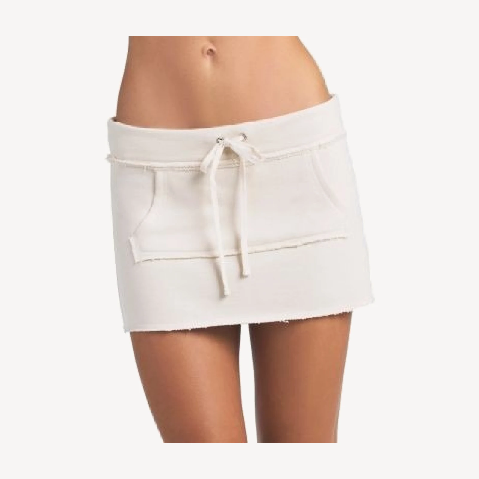 Skims Drapey French Terry Mini Skirt