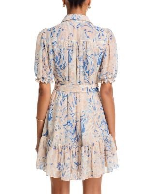 Cinq a Sept Daisy Swirl Halbini Dress