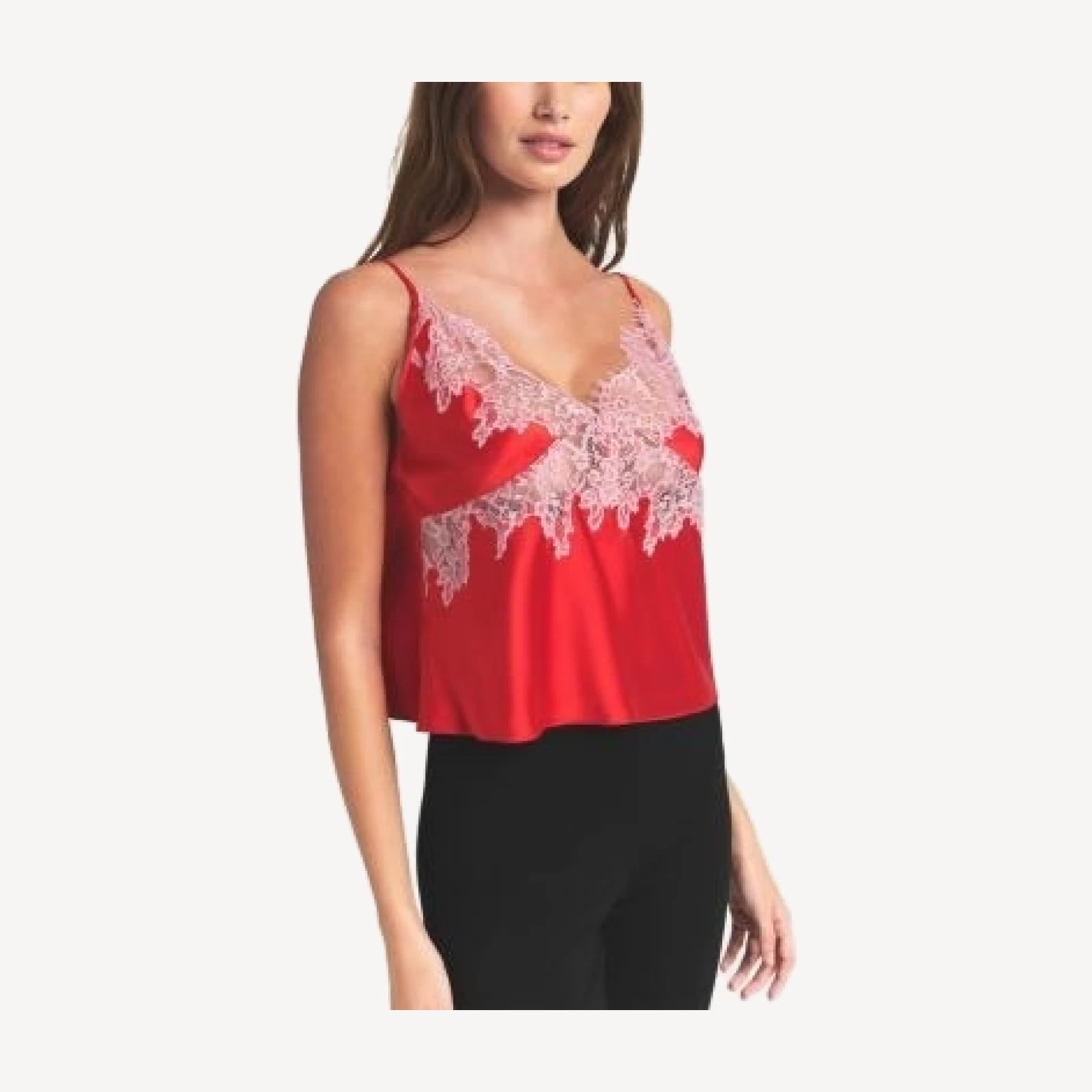 Skims Silk Blend Lace Trim Camisole