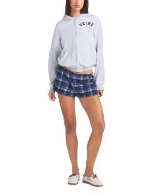 Skims Cotton Fleece Classic Zip Up Hoodie