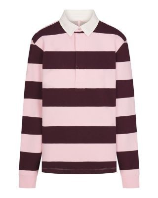 Skims Boyfriend Fleece Rugby Polo Shirt