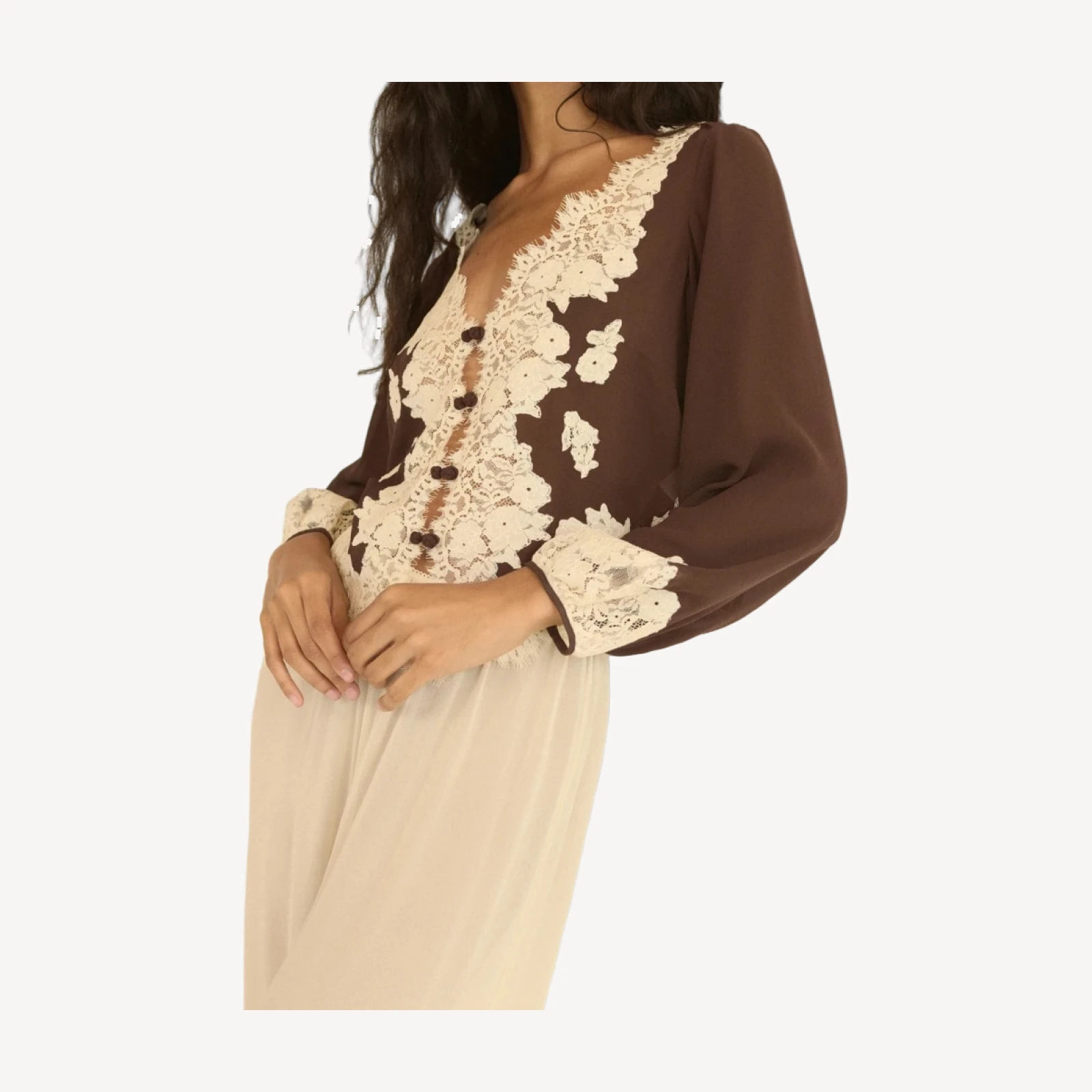 CLARIMONDE TOP -- CHICORY BARK