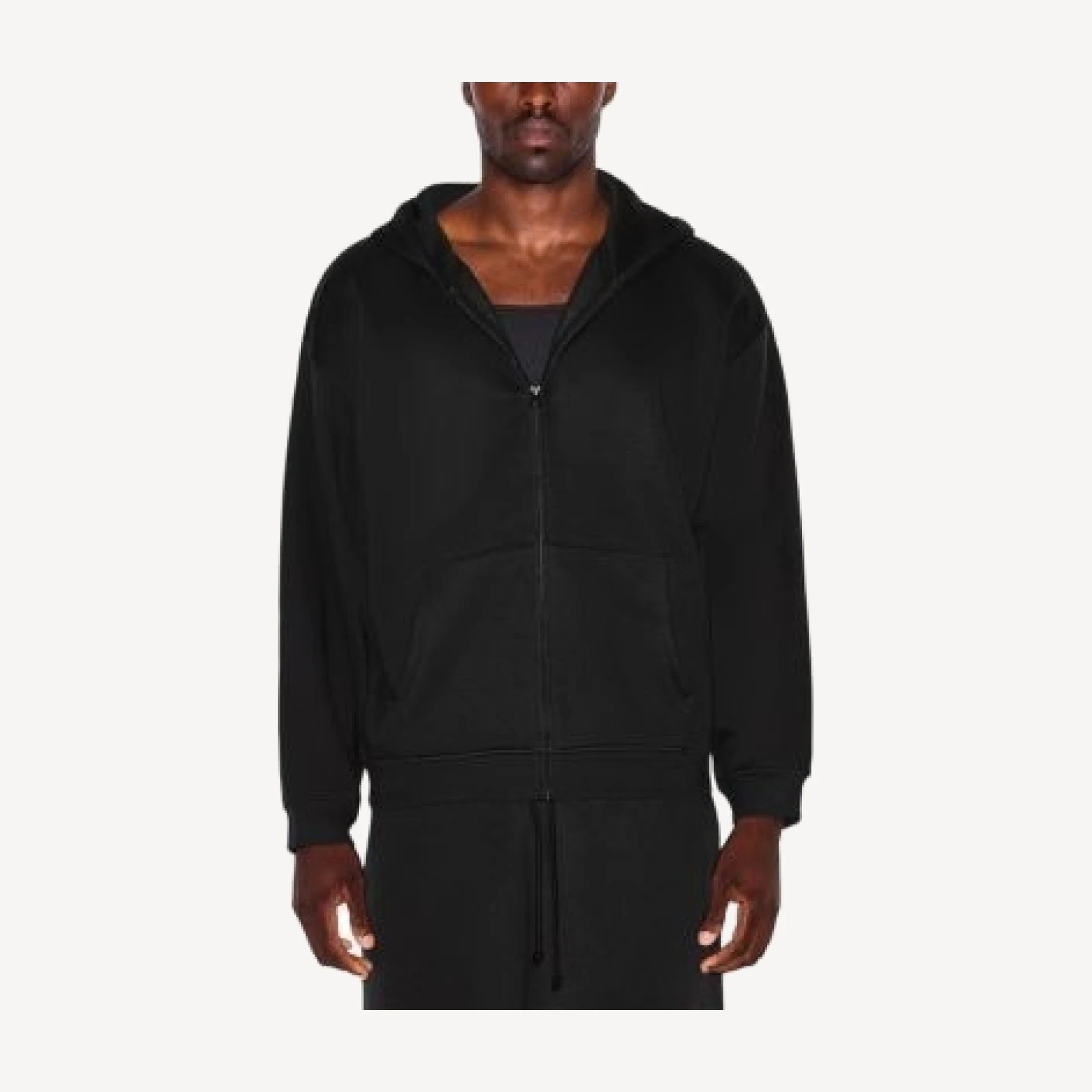 Skims Relaxed Fit Zip Up Hoodie