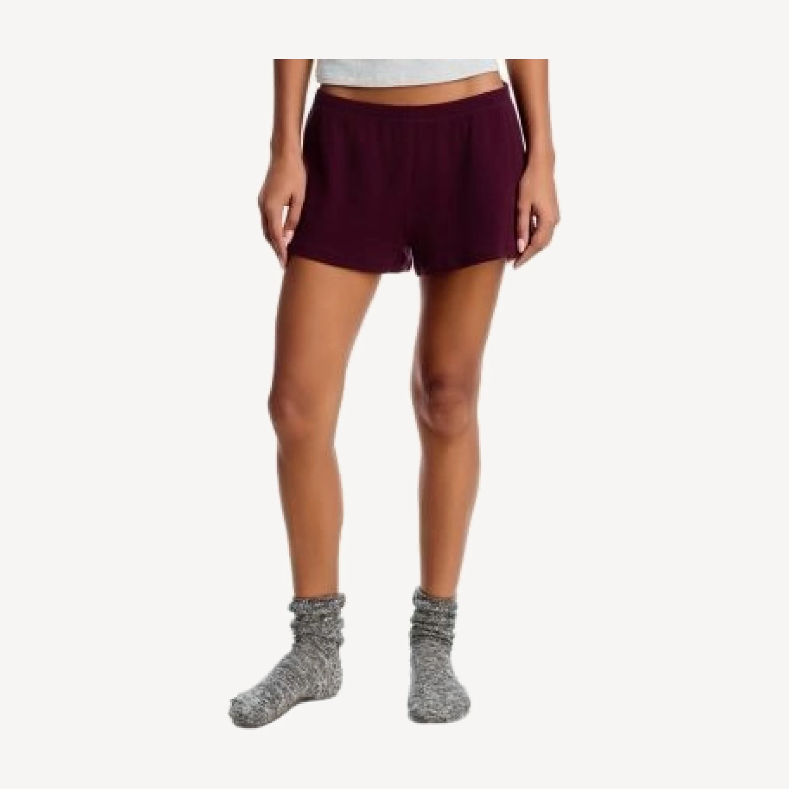 Skims Rib Knit Loose Shorts