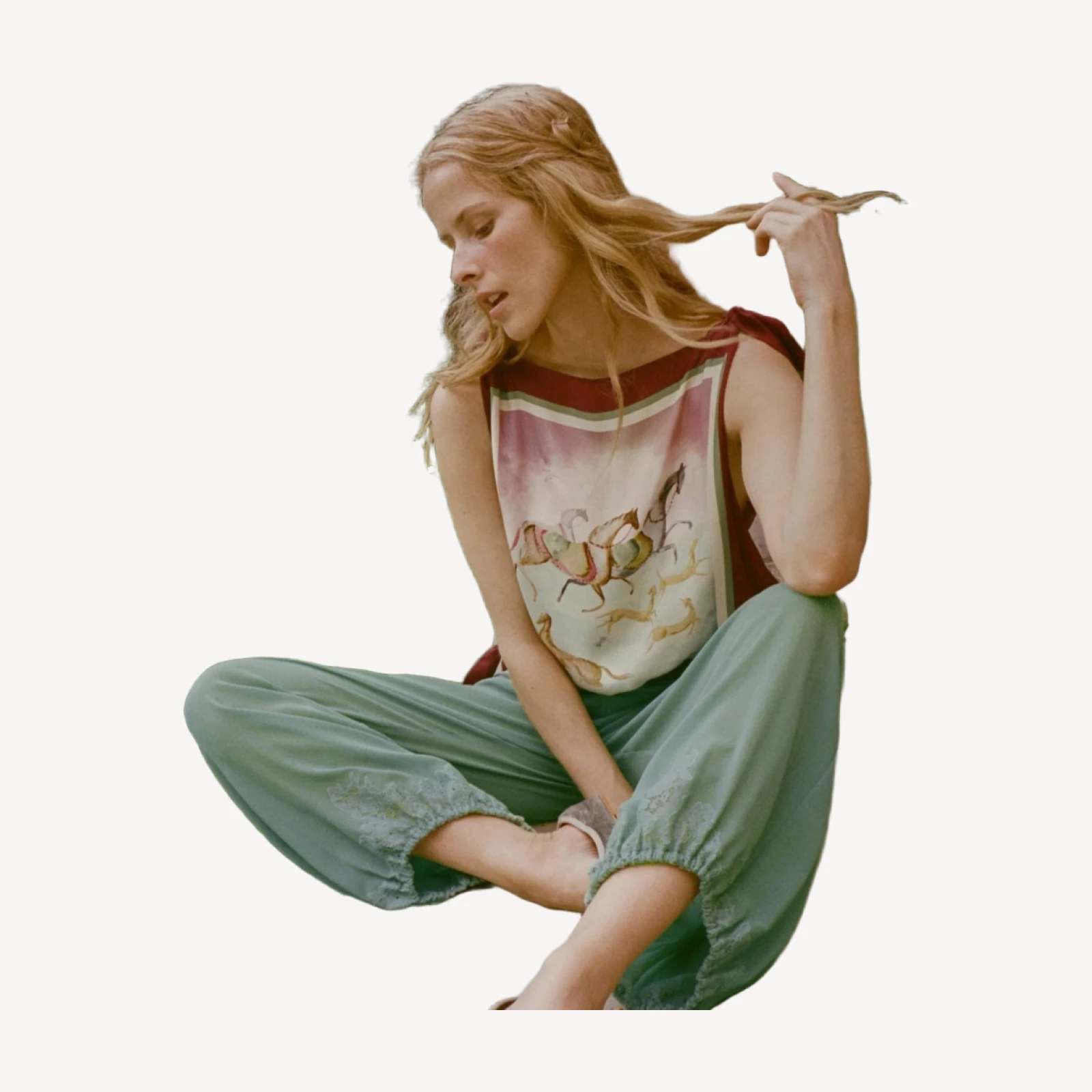YARIA PANT -- MALACHITE