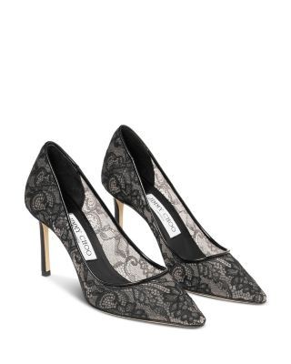 Jimmy Choo Women's Romy 85 Lace Pumps