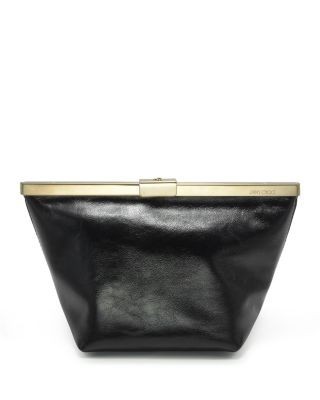 Jimmy Choo Ganache Biker Leather Clutch