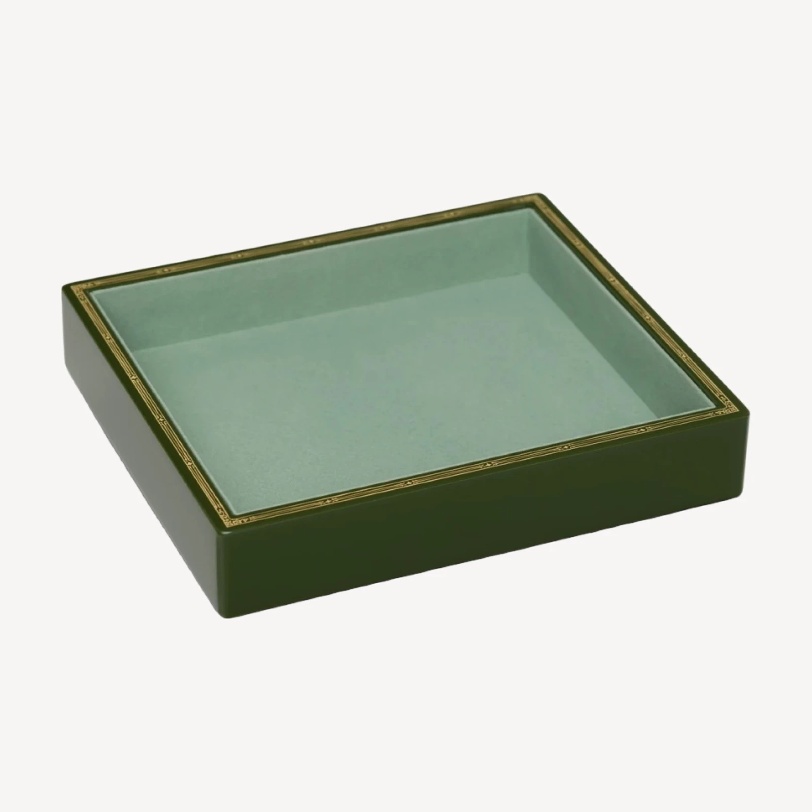 DÔEN & TROVE SMALL JEWELRY TRAY -- OLIVE GREEN