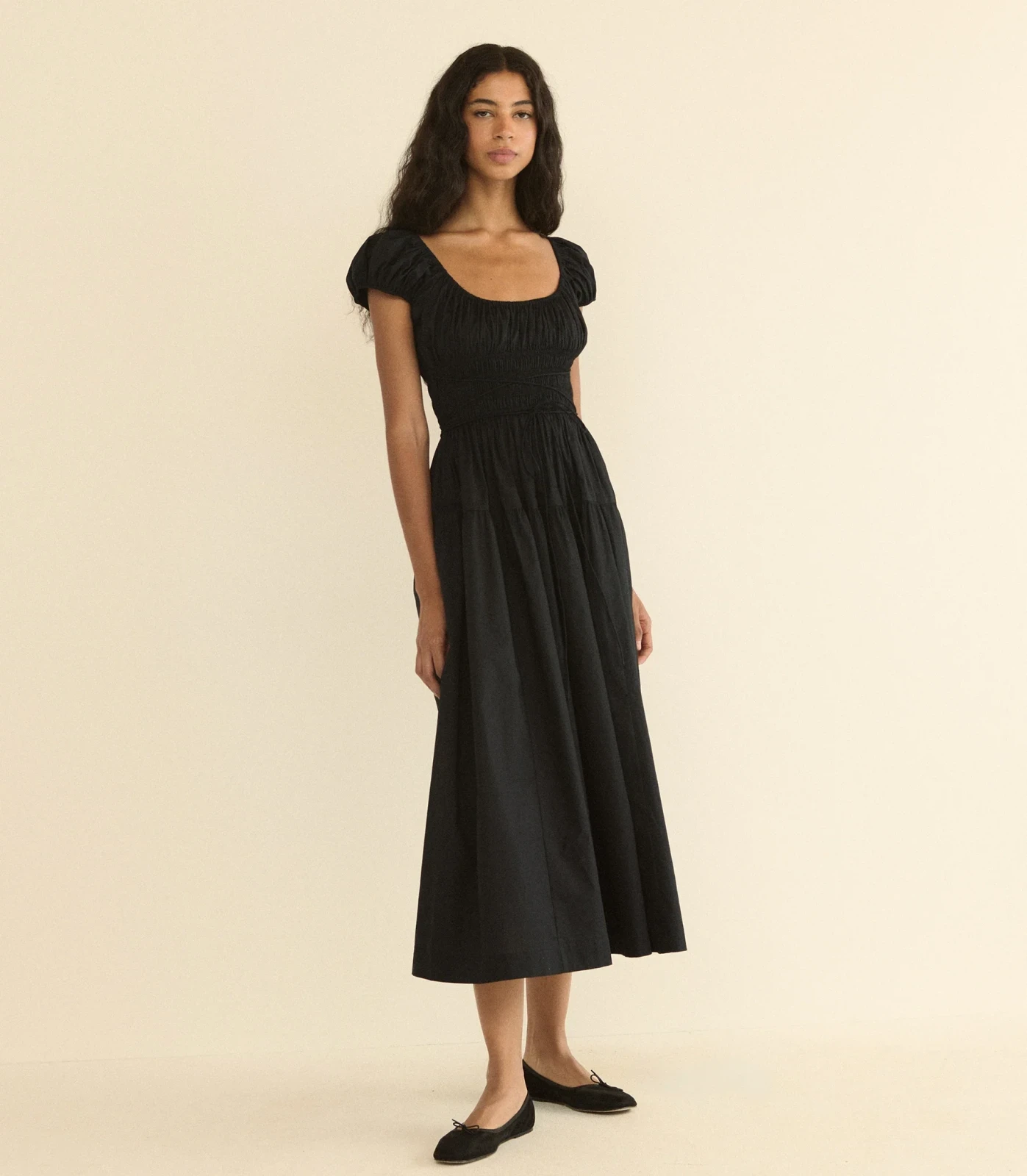 QUINELLE DRESS -- BLACK