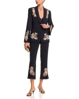 Cinq a Sept Floral Border Isby Jacket
