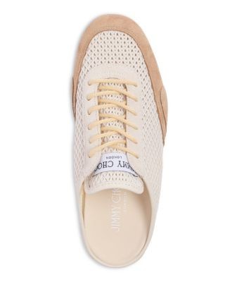Jimmy Choo Women's Sunny Leather & Mesh Trainer Mules