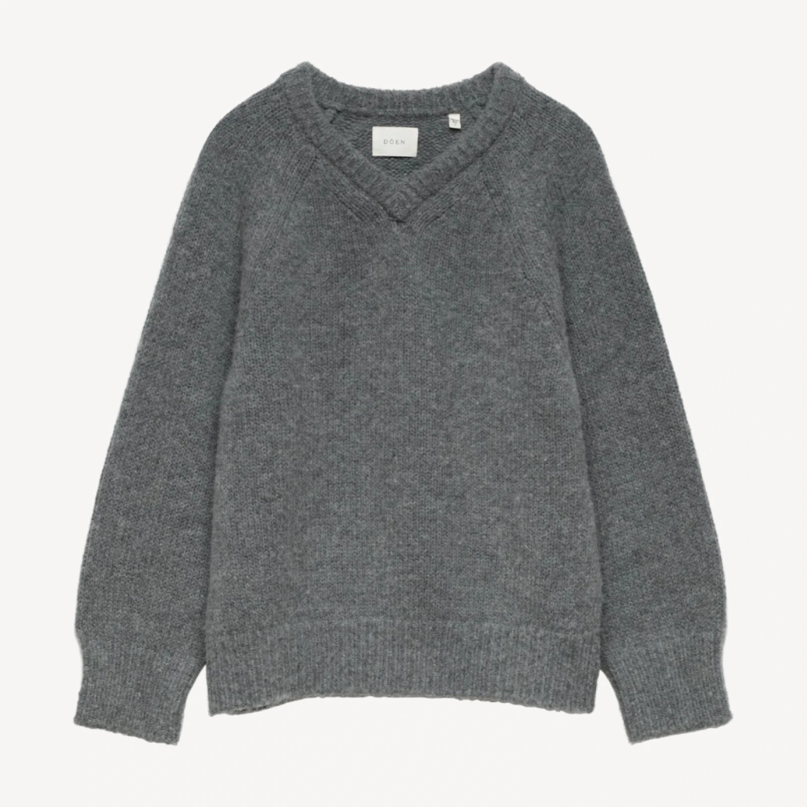 MERIT SWEATER -- CHARCOAL MELANGE