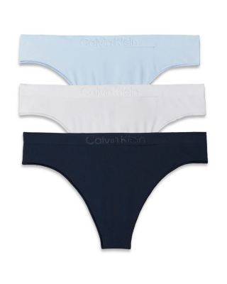Calvin Klein Bonded Flex Seamless Thong, Pack of 3