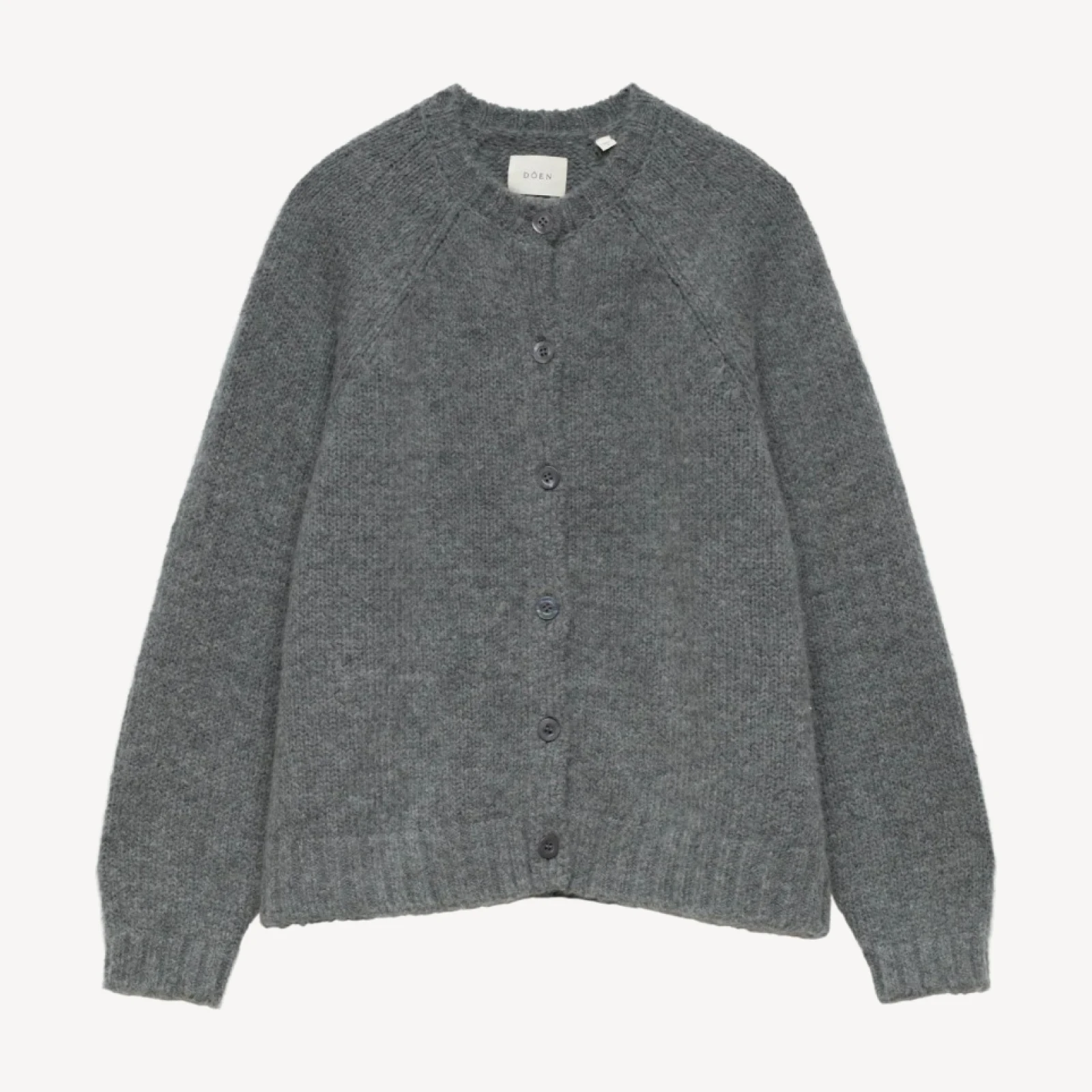 ADLEY CARDIGAN -- CHARCOAL MELANGE