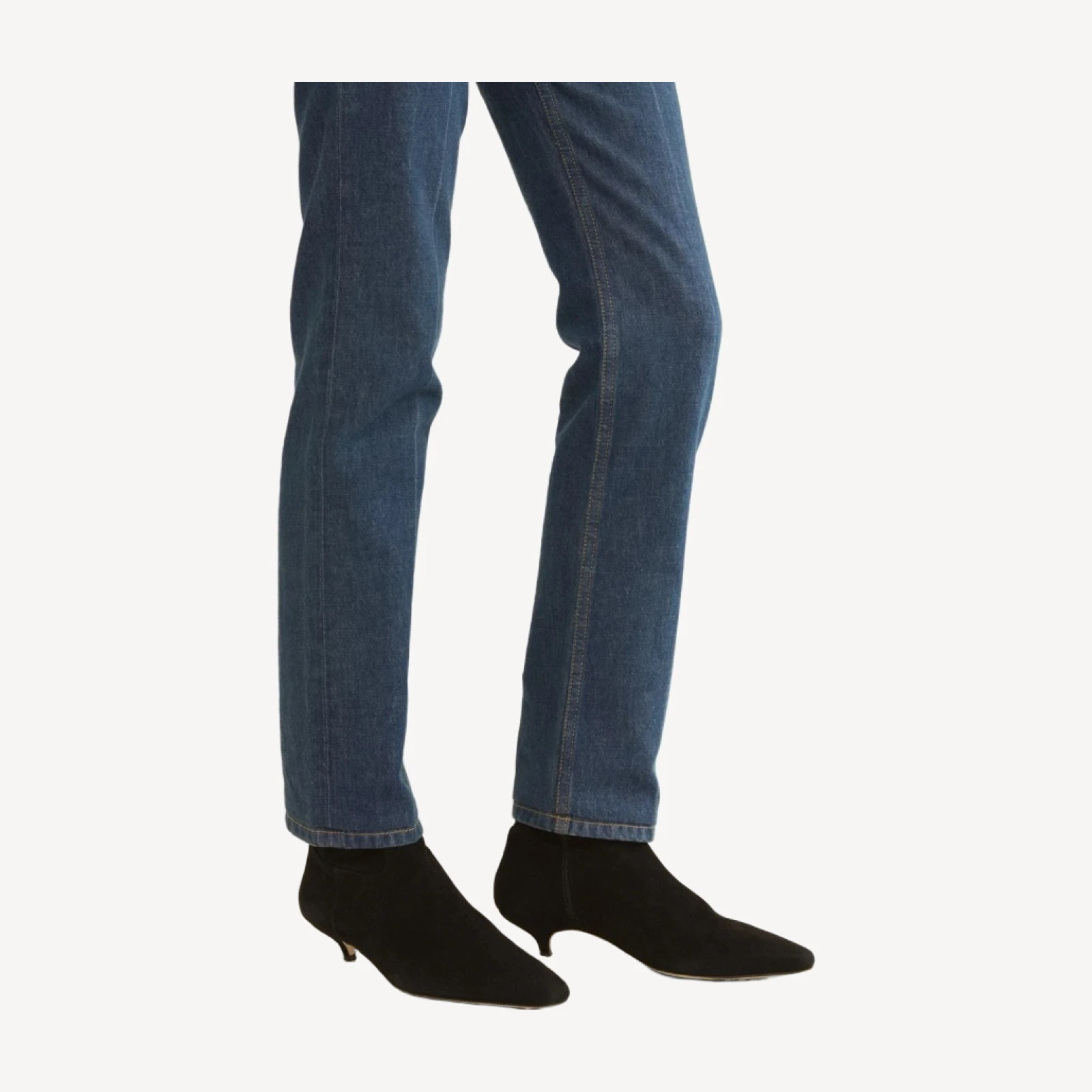 DEVI BOOT -- BLACK STRETCH SUEDE
