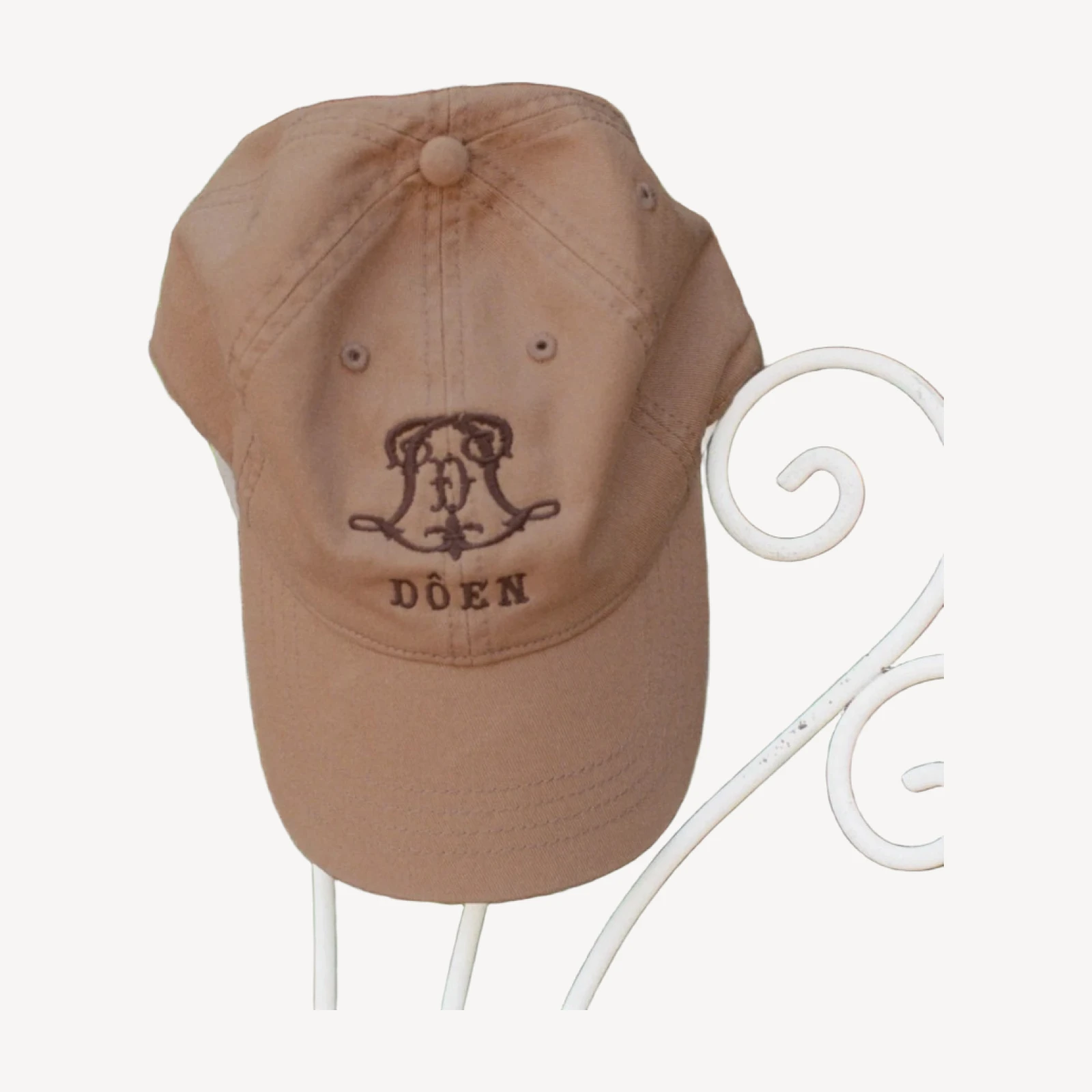 CLARO BASEBALL HAT -- BROWN COTTON